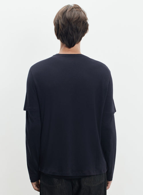 Cotton and cashmere T-shirt - MAJESTIC FILATURES