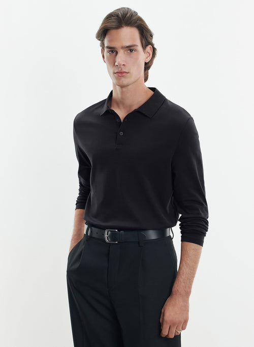 Baumwoll-Supima-Poloshirt - MAJESTIC FILATURES
