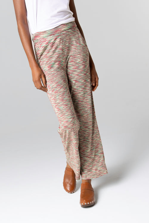 Pantalon Multicouleurs en Viscose - MAJESTIC FILATURES