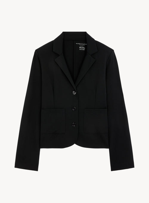 Veste en viscose, polyamide et élasthanne - MAJESTIC FILATURES
