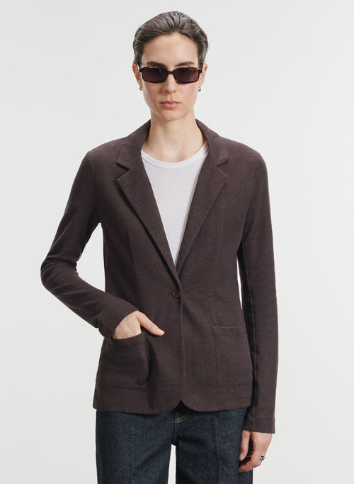 Veste en coton organique, cachemire et coton supima - MAJESTIC FILATURES
