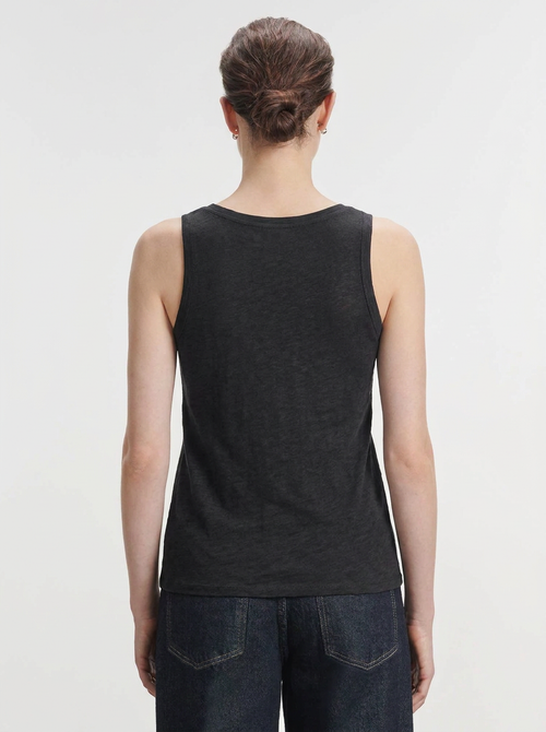 Viscose and elastane tank top - MAJESTIC FILATURES